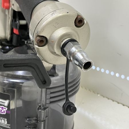 ЗЗ HITACHI 日立 90ｍｍ 常圧 ロール釘打ち機 取説 保護メガネ ケース付 NV90AB3 シルバー×ブラック