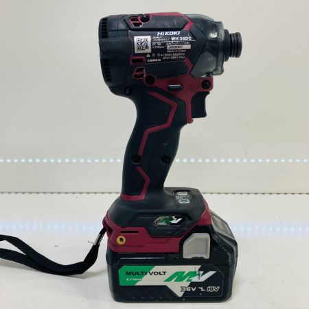ЗЗ HiKOKI ハイコーキ 36v インパクトドライバ バッテリーx1 充電器 ケース付 WH36DC レッド