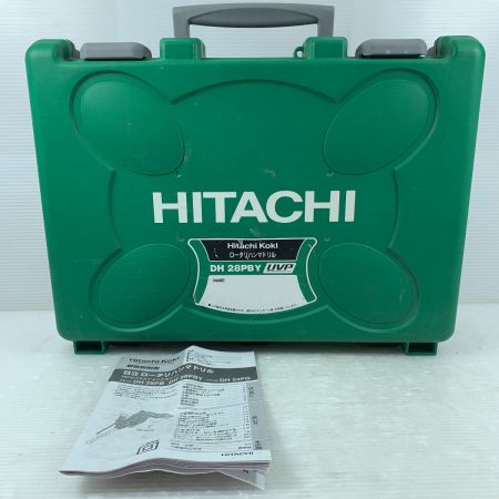  HITACHI 日立 電動工具 ハンマドリル ケース付 コード式 28mm 250460 DH28PBY グリーン