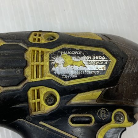  HiKOKI ハイコーキ 電動工具 インパクトドライバ コードレス式 WH36DA イエロー