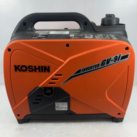  KOSHIN 大型機械 インバーター発電機 4サイクル 210721017 GV-9i オレンジ