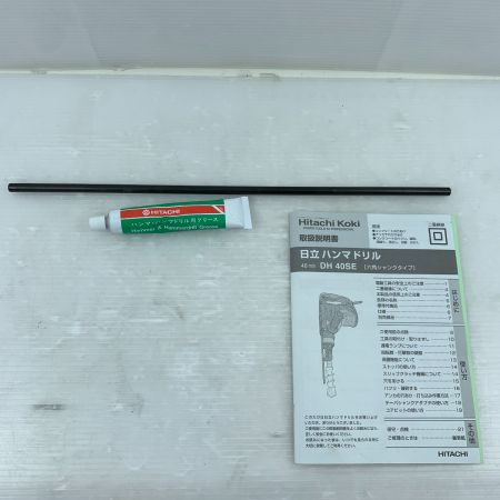  HITACHI 日立 電動工具 ハンマドリル コード式 100v M860240 DH40SE ブラック×グリーン