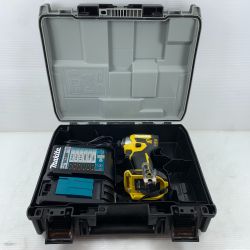 κκ MAKITA マキタ 電動工具 インパクトドライバ 充電器・ケース付 コードレス式 18v 350956 TD173D イエロー Aランク