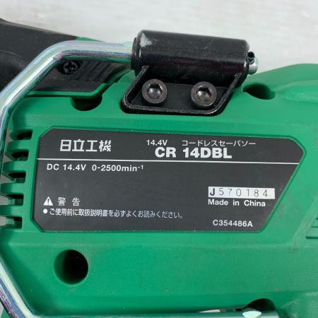 HITACHI 日立 電動工具 セーバーソー ケース付 コードレス式 14.4v J570184 CR14DBL グリーン
