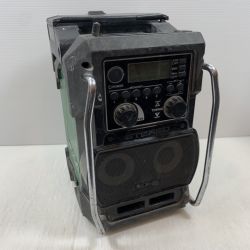 κκ HITACHI 日立 工具 電動工具 バッテリー式ラジオ コードレス式 N831353 アンテナ折れあり UR18DSL2 グリーン Cランク