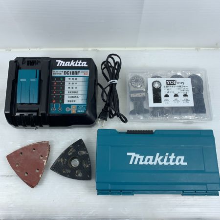  MAKITA マキタ 電動工具 マルチツール 充電器・充電池1個・ケース付 18v 0012600 TM52D ブルー