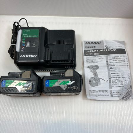 HiKOKI ハイコーキ 電動工具 インパクトドライバ コードレス式 36v J6206149xxx WH36DC キャメル