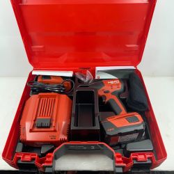 κκ Hilti ヒルティ 電動工具 インパクトドライバ  充電器・充電池2個・ケース付 2021年製 33383 SID4-A22 レッド Sランク