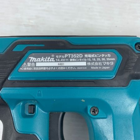  MAKITA マキタ エアツール ピンタッカー ケース付 コードレス式 14.4v 4481 PT352DZL グリーン