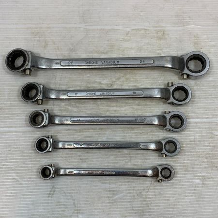  sanki ハンドツール ラチェットレンチ sanki 程度B 5本セット