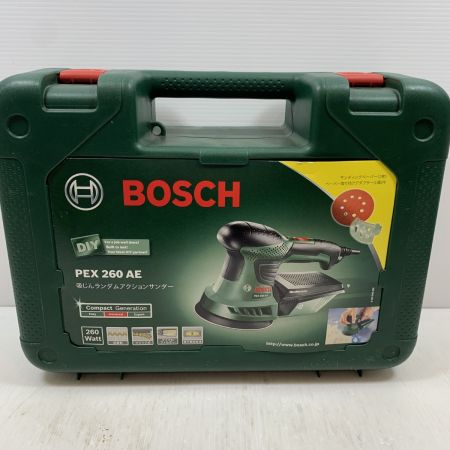  BOSCH ボッシュ 電動工具 サンダー コード式 2018年製 804598011 PEX260AE グリーン