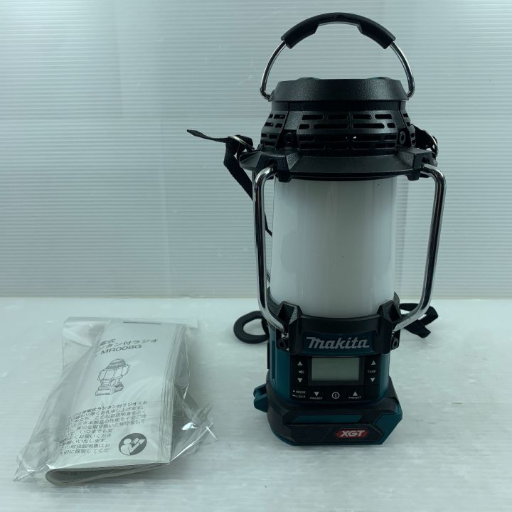 MAKITA マキタ 工具関連用品 ランタン付ラジオ コードレス式 36v 00004771 MR008GZ ブルー｜中古｜なんでもリサイクルビッグバン