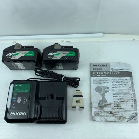  HiKOKI ハイコーキ 電動工具 インパクトレンチ コードレス式 36v JD70094 WR36DA グリーン