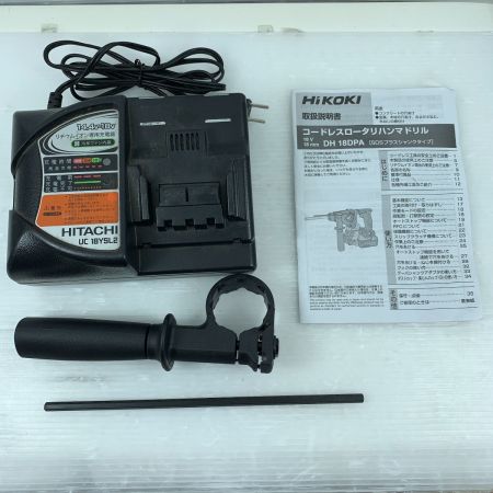  HiKOKI ハイコーキ 電動工具 ハンマドリル コードレス式 18mm 18v 110076 DH18DPA グリーン