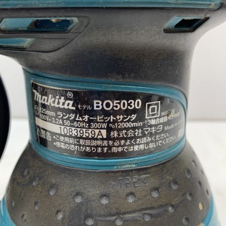  MAKITA マキタ 電動工具 サンダー コード式 100v 1083959A BO5030 グリーン