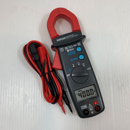  SANWA 工具関連用品 クランプメーター 23085200244 DCM400AD ブラック
