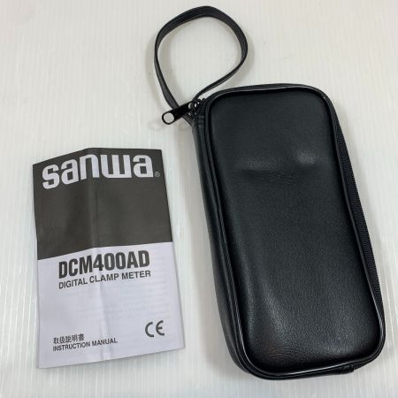  SANWA 工具関連用品 クランプメーター 23085200244 DCM400AD ブラック