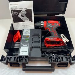 κκ Panasonic パナソニック 電動工具 ドライバドリル コードレス式 18v 2020年製 0120848 EZ74A3 レッド Aランク