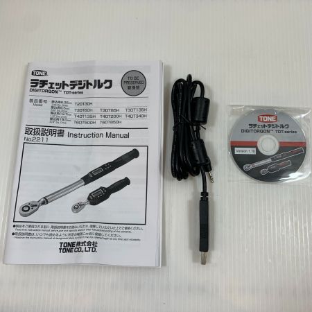  TONE トネ ハンドツール ラチェットデジトルク T3DT135H ブラック