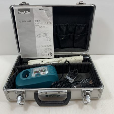  MAKITA マキタ 電動工具 ペンインパクトドライバ コードレス式 7.2v TD020 ホワイト