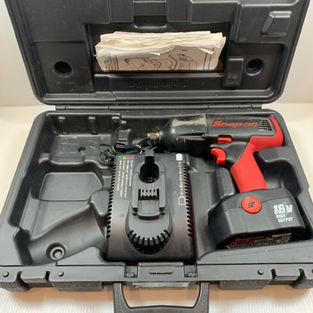  Snap-on スナップオン 電動工具 インパクトレンチ コードレス式 18v 09535240 CTJ4850HO ブラック×レッド