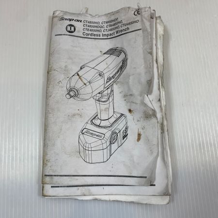  Snap-on スナップオン 電動工具 インパクトレンチ コードレス式 18v 09535240 CTJ4850HO ブラック×レッド