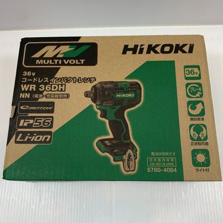  HiKOKI ハイコーキ 電動工具 インパクトレンチ コードレス式 36v WR36DH グリーン