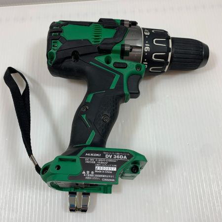  HiKOKI ハイコーキ 電動工具 ドライバドリル コードレス式 36v J800857 DV36DA ブラック