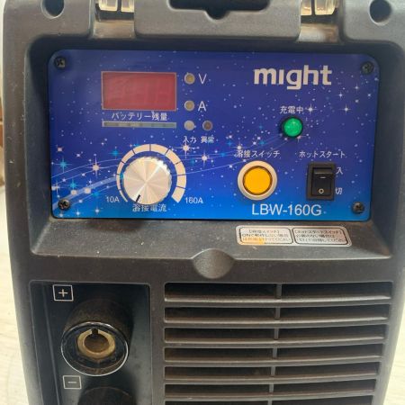  might 大型機械 リチウムバッテリー溶接機 29190301320 動作未確認 LBW-160G シルバー×ブラック