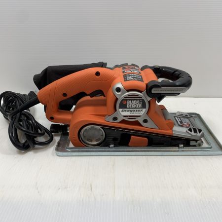  BLACK+DECKER ブラックアンドデッカー 電動工具 ベルトサンダ コード式 100v KA3000 オレンジ