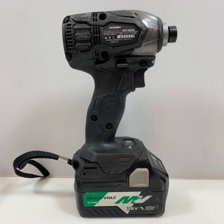  HiKOKI ハイコーキ  電動工具 インパクトドライバ コードレス式 36v 900820 WH36DA ブラック