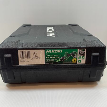  HiKOKI ハイコーキ 電動工具 セーバーソー コードレス式 18v J310542 CR18DA グリーン