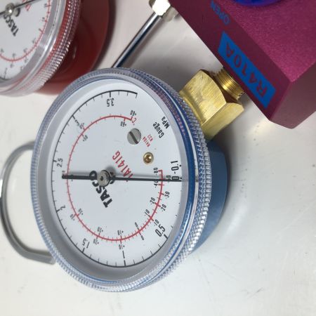 €€ TASCO R140A/R32　ボールバルブ式ゲージマニホールド マニホールド TA122G