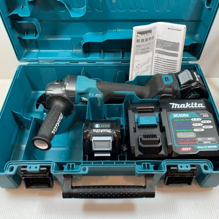  MAKITA マキタ 電動工具 ディスクグラインダー コードレス式 100mm 40v 0003526Y GA019GRMX グリーン