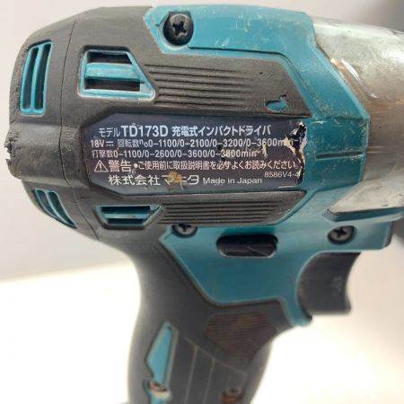  MAKITA マキタ 電動工具 インパクトドライバ コードレス式 18v 27036 TD173D ブルー