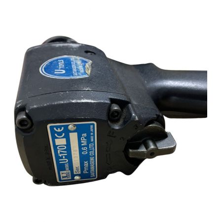 €€ U-TOOLS エアインパクトレンチ 常圧 (本体のみ) U-170CE ブラック