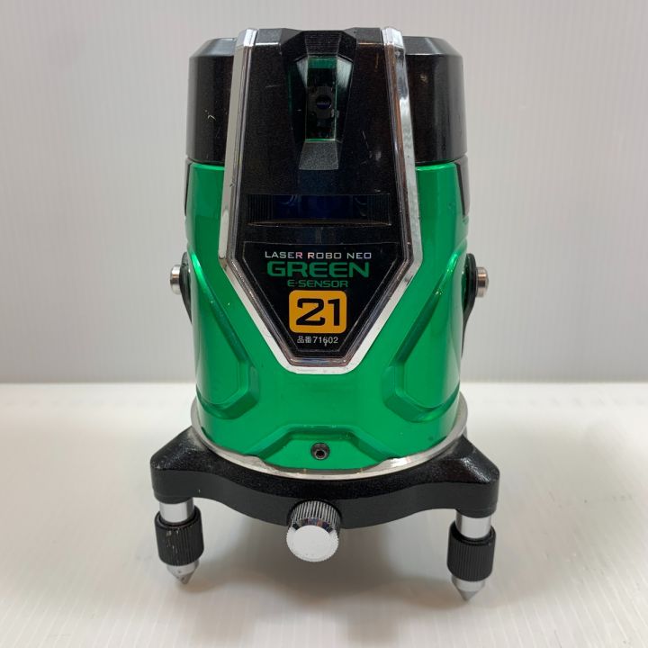 シンワ測定 レーザー機器 レーザー墨出し器 レーザーロボ Neo ESensor21 71602 グリーン｜中古｜なんでもリサイクルビッグバン