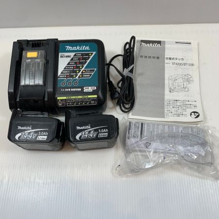  MAKITA マキタ 工具関連用品 タッカ コードレス式 14.4v 13840 ST420D グリーン
