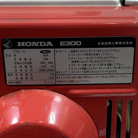  HONDA ホンダ 工具 スタンダード発電機  4サイクル  E300 レッド