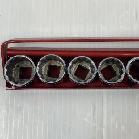  MAC TOOLS マック ハンドツール ソケット 14個セット METRIC レッド