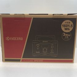 κκ KYOCERA キョウセラ 電動工具 ポータブル電源 DPS1800 ブラック Sランク