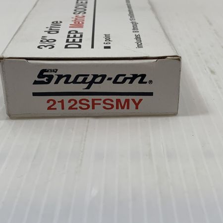  Snap-on スナップオン ハンドツール ソケットセット 12個セット 212SFSMY