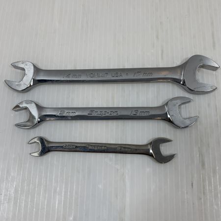  Snap-on スナップオン ハンドツール スパナセット 3本セット VOM803J