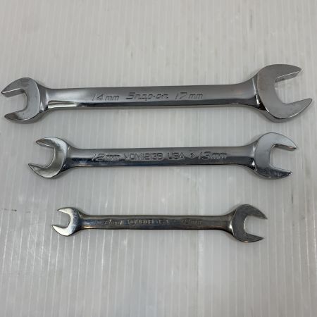  Snap-on スナップオン ハンドツール スパナセット 3本セット VOM803J