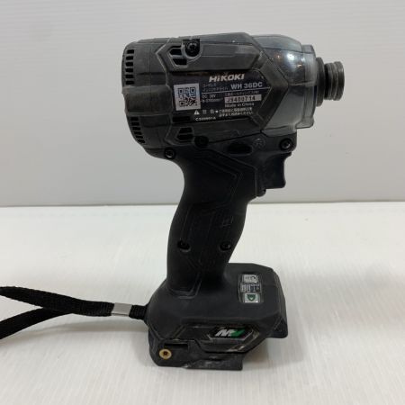  HiKOKI ハイコーキ 電動工具 インパクトドライバ コードレス式 36v J9400714 WH36DC ブラック