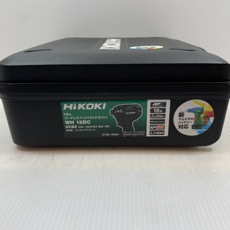  HiKOKI ハイコーキ 電動工具 インパクトドライバ コードレス式 18v J340624 WH18DC ストロングブラック