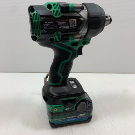  HiKOKI ハイコーキ 電動工具 インパクトレンチ  コードレス式 36v J3400131 WR36DD グリーン