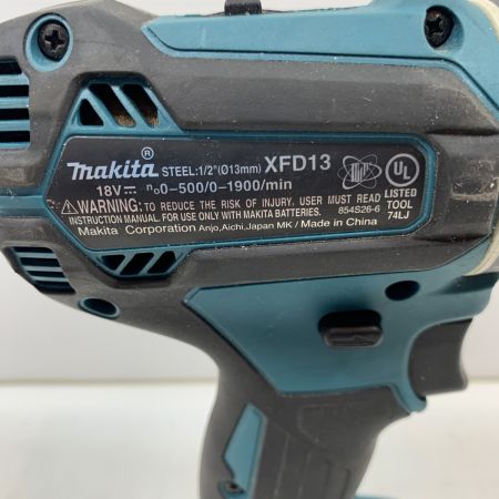  MAKITA マキタ 電動工具 ドライバドリル コードレス式 18v 2021年製 593894 XFD13 ブルー