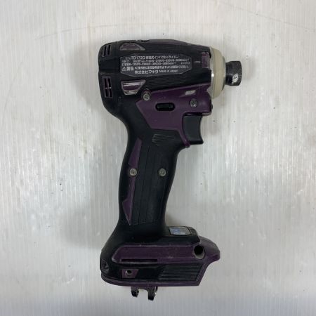  MAKITA マキタ 電動工具 インパクトドライバ コードレス式 18v 107560 使用感有 TD172D パープル
