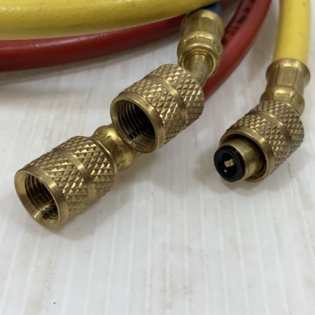  TRUSCO トラスコ 工具関連用品 ゲージマニホールド R410A ピンク